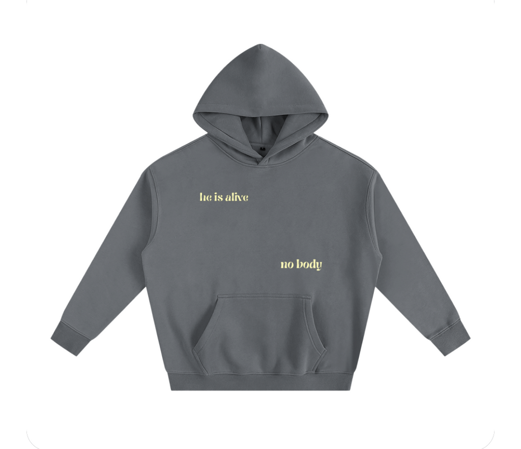 "no body in the grave" Christian hoodie