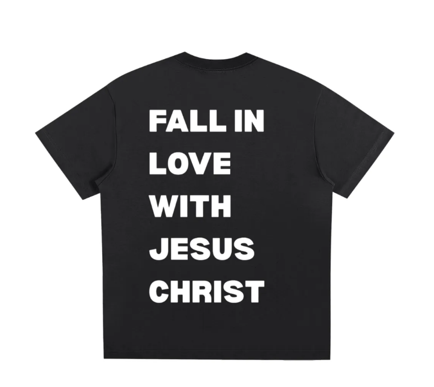 Fall in Love With Jesus Christ - short sleeve tee