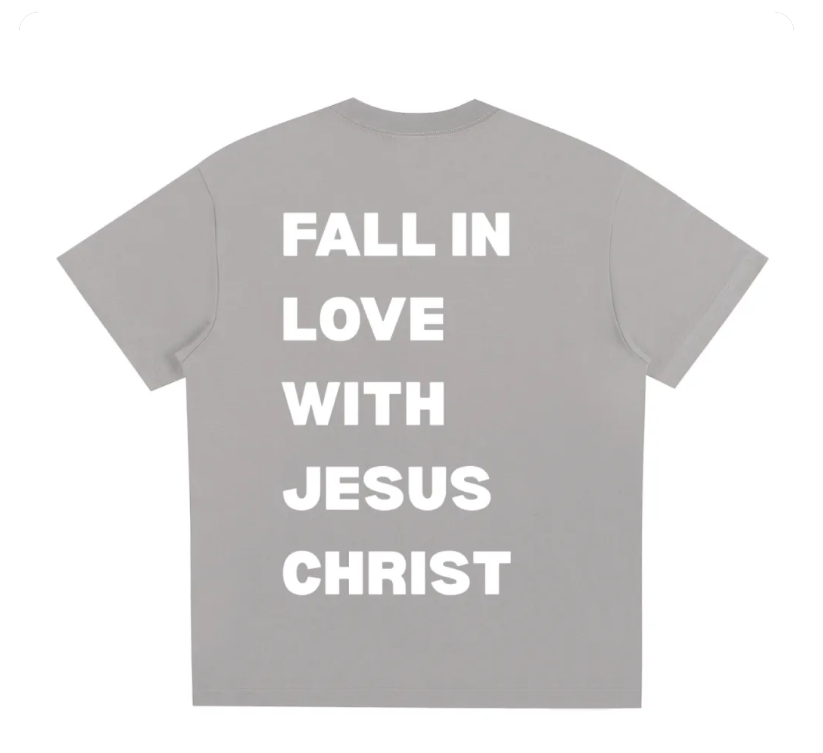 Fall in Love With Jesus Christ - short sleeve tee