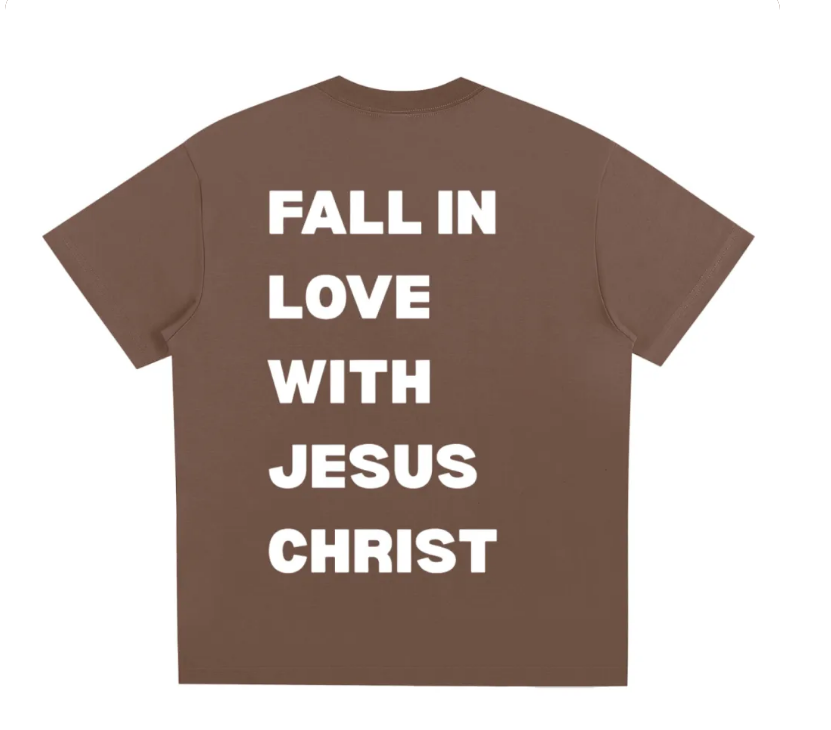 Fall in Love With Jesus Christ - short sleeve tee