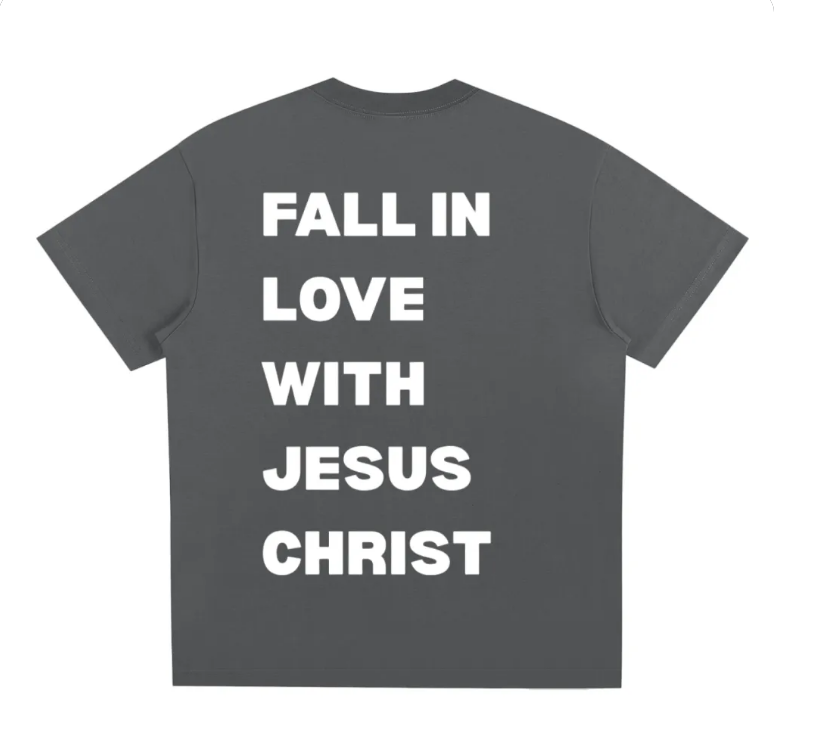 Fall in Love With Jesus Christ - short sleeve tee