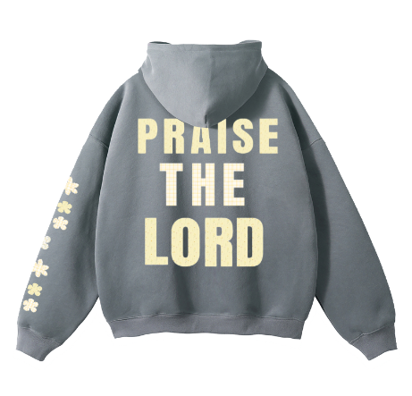 "PRAISE" Floral Hoodie